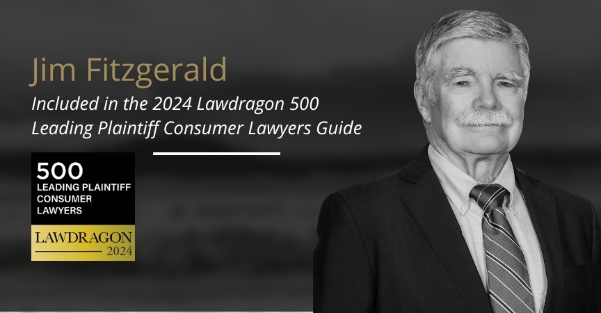 Jim Fitzgerald Included in the 2024 Lawdragon 500 Leading Plaintiff Consumer Lawyers Guide