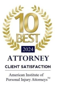American Institutes 10 Best Attorney Badge